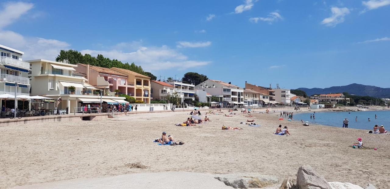 Les Pieds Dans L'O - Appartement 50M2 Front De Mer Saint-Cyr-sur-Mer Kültér fotó